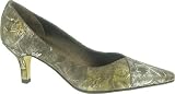 Bella Vita Women's Wow Pumps,Metallic Leaf Print Leather,8 M US