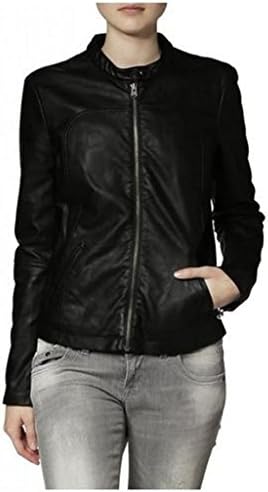 Softskin Leather Womens Genuine Lambskin Bomber Biker Leather Jacket
