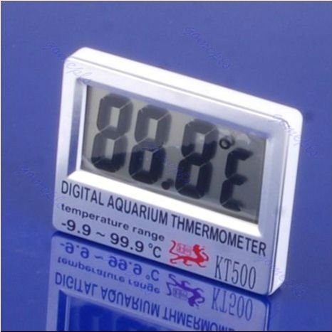 HK Digital LCD Fish Tank Wireless Sensor Out Aquarium Thermometer Tempreature Water Marine KT-500