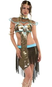 Forplay Women's Pyramid Priss Adult Sized Costumes, Turquoise, X-Small