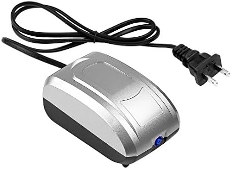 New Waterproof LED Submersible Aquarium Light Round Fish Tank Bubble Lamps Air Pump (US Plug) Set27