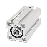 uxcell エアシリンダ アルミニウム材質 アルミハウジング ダブルアクション KSDA20x50