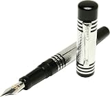 Conklin Antique Midnight Black Broad Point Fountain Pen - AC01FP-B