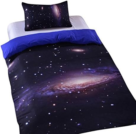 Hipster Galaxy Bedding Set Universe Outer Space Themed Galaxy Print Bedlinen Sheets Twin Single Double Full Cheap Hot
