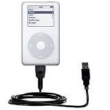 Klassisches USB Kabel fr Apple iPod 4G 20GB mit Hot Sync und aufladen Einsatzmglichkeiten - von Gomadic mit TipExchange Technology