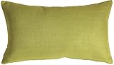 Pillow Decor - Tuscany Linen Apple Green 12x20 Throw Pillow