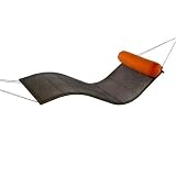 Outdoor Wave Woven Wicker Hanging Chair Hammock