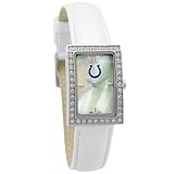 Indianapolis Colts Ladies Allure Watch White Leather Strap