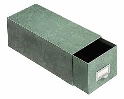 Globe-Weis Index Card Storage Case, 4x6 Inches, Green, (46C GRE)