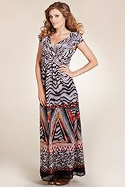 Per Una Contrast Print Maxi Dress