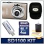 Canon Powershot SD1100 Digital Camera (Golden) - Best Selling Super-Savings Bundle