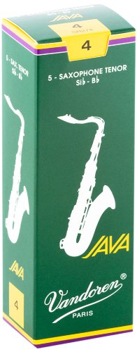 Vandoren SR274 Tenor Sax JAVA Reeds Strength 4; Box of 5