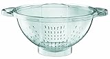 Guzzini Latina 11-Inch by 13-Inch by 5.7-Inch Colander, Clear