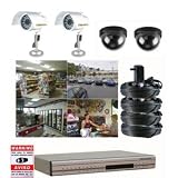 4 CCD IR Dome Camera Network Stand Alone Remote DVR with Free surveillance warning... by VideoSecu
