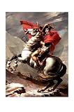 Napoleon Crossing the St. Bernard Pass, c.1801 Art Poster Print by Jacques-Louis David, 24x36