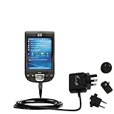 International Wall Home AC Charger for the HP iPaq 111 - uses Gomadic TipExchange Technology