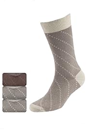 3 Pairs of Collezione Pure Egyptian Cotton Birdseye Socks