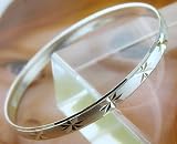 Star~ Diamond Cut 18K Gold Filled Bangle Bracelet Girls 2-5