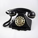 1940s British Classic Brittany Black Office Desk Phone Replica