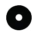 Oreck Commercial 437.071 Strip Orbiter Pad, 12" Diameter, For 550MC Orbiter Floor Machine,  Black