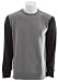 Volcom Men's Eds Crew Neck Sweatshirt, Silver, Large