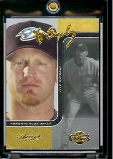2006 Topps Co-Signers Lyle Overbay Toronto Blue Jays Baseball Card #66 - Mint Condition - In Protective Display Case !!