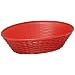 Carlisle 650405 Red 1.1 Quart WeaveWear Oval Basket (Case of 12)