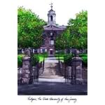 Rutgers University Lithograph 14x10 Limited Edition Unframed Lithograph