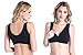 Nursing Bras,Sunzel 3PACK Womens Cotton Sleep Bras For Breastfeeding and Maternity (L, Black/Light Gray/Dark Gray)