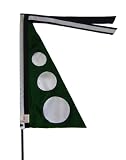 Forest Green - bicycle safety flag - Small