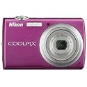 Nikon Coolpix S220 10MP Digital Camera with 3x Optical Zoom and 2.5 inch LCD (Magenta)