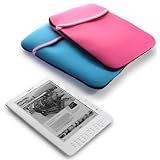 AMAZON KINDLE DX REVERSABLE NEOPRENE POUCH CASE - BLUE/PINKby SHOCKSOCK