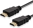 Fosmon (6FT) Gold-plated 30AWG High-Speed HDMI Cable with Ethernet [4K Resolution + Supports 3D + Audio Return Channel]