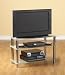 TRIXIE FROSTED GLASS TV, DVD AND VIDEO STAND Image