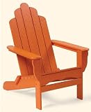 Cape Cod Plastic Adirondack Chair - Mango (Mango) (40.5H x 29.5W x 35D)