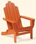 Cape Cod Plastic Adirondack Chair - Mango (Mango) (40.5"H x 29.5"W x 35"D)