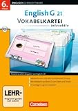 Produkt-Bild: English G 21 - Lernsoftware - Vokabelkarteien interaktiv - zu allen Ausgaben: EG 21 Band 2; 6.Klasse Vokabelkarteien interaktiv zu allen Ausgaben