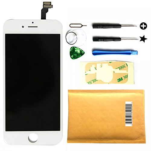  iPhone 6 White Replacement LCD Touch Screen Digitizer Glass Assembly with Free Tool Set