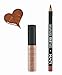NYX Abu Dhabi Lip Cream and Natural Lip Liner (Bundle of 2 Items)- Perfect Pairings Collection
