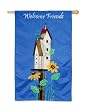Welcome Friends Garden Size Flag