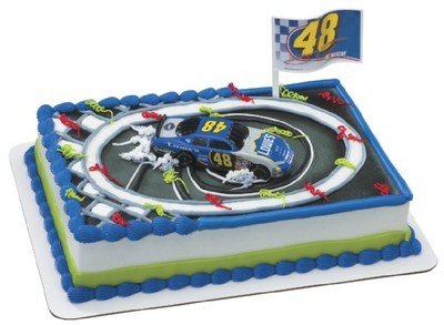 Jimmie Johnson Victory Spin Cake kit Nascar