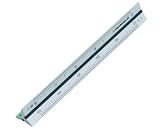 Pocket Size 15cm Metric Aluminium Triangular Scale Ruler 1:10 1:20 1:25 1:50 1:100 1:125