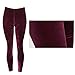 TD Collections Women’s Velvet Leggings - Ultra Soft Pants - Elastic Waist Band - Skinny Pants