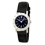 Bvlgari Bvlgari-Bvlgari Black Guilloche Leather Ladies Watch BB26SLD by Bvlgari