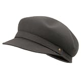Wool Felt Cabbie Cap-Grey W16S58D