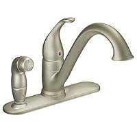 Moen 7545C Camerist Single-Handle Kitchen Faucet with Pullout Spout, Chrome (Not CA / VT Compliant)