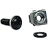 Tripp Lite SRCAGENUTS Rack Enclosure Cabinet Square Hole Hardware Kit Screws, Washers