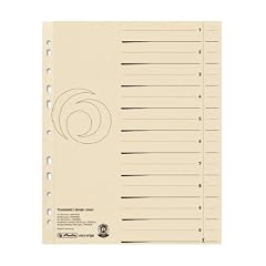 Herlitz 5970009 Trenn Blatt A4 chamois 50er Packung