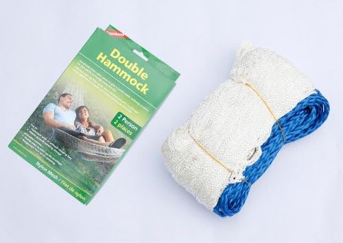 Outdoor Leisure Nylon Mesh Hammock-White