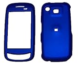 Dark Blue Rubberized Case Cover Protective SNAP-ON for Samsung A877 Impress ....